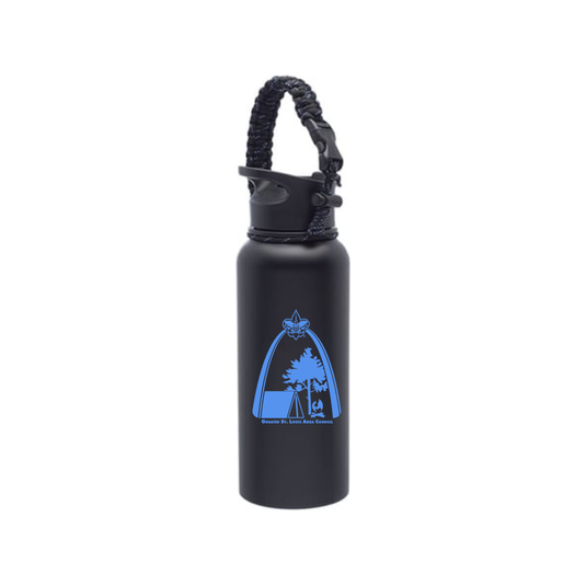 Water Bottle Vulcan Stainless w/Paracord Handle - GSLAC