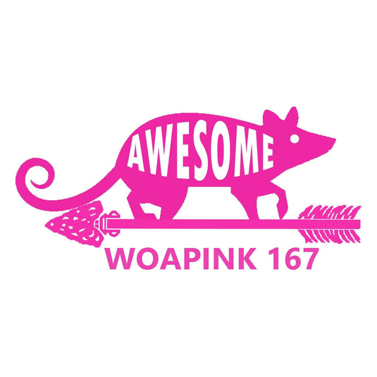 Sticker Woapink Awesome Possum