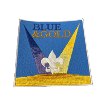 Emblem Blue and Gold Square