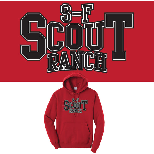 Hoodie Applique - S - F Scout Ranch