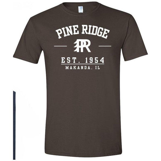 T-Shirt - Camp Pine Ridge - Brown/Navy