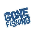 Sticker Gone Fishing
