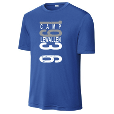 Tee Moisture Wicking Camp Lewallen True Royal
