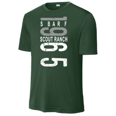 Tee Moisture Wicking S-F Forest Green