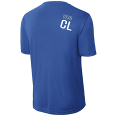 Tee Moisture Wicking Camp Lewallen True Royal