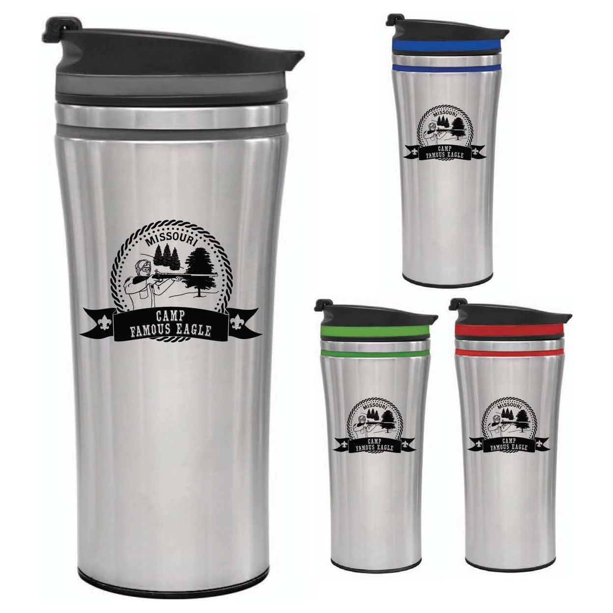 Tumbler 14 oz. with Lid - Famous Eagle