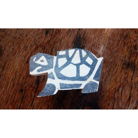 Carving Neckerchief Slide - Turtle