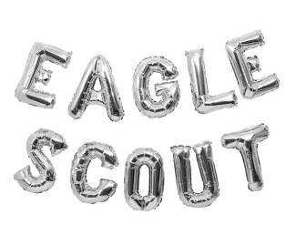 Balloon Banner - Silver Eagle Scout