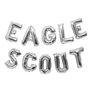 Balloon Banner - Silver Eagle Scout