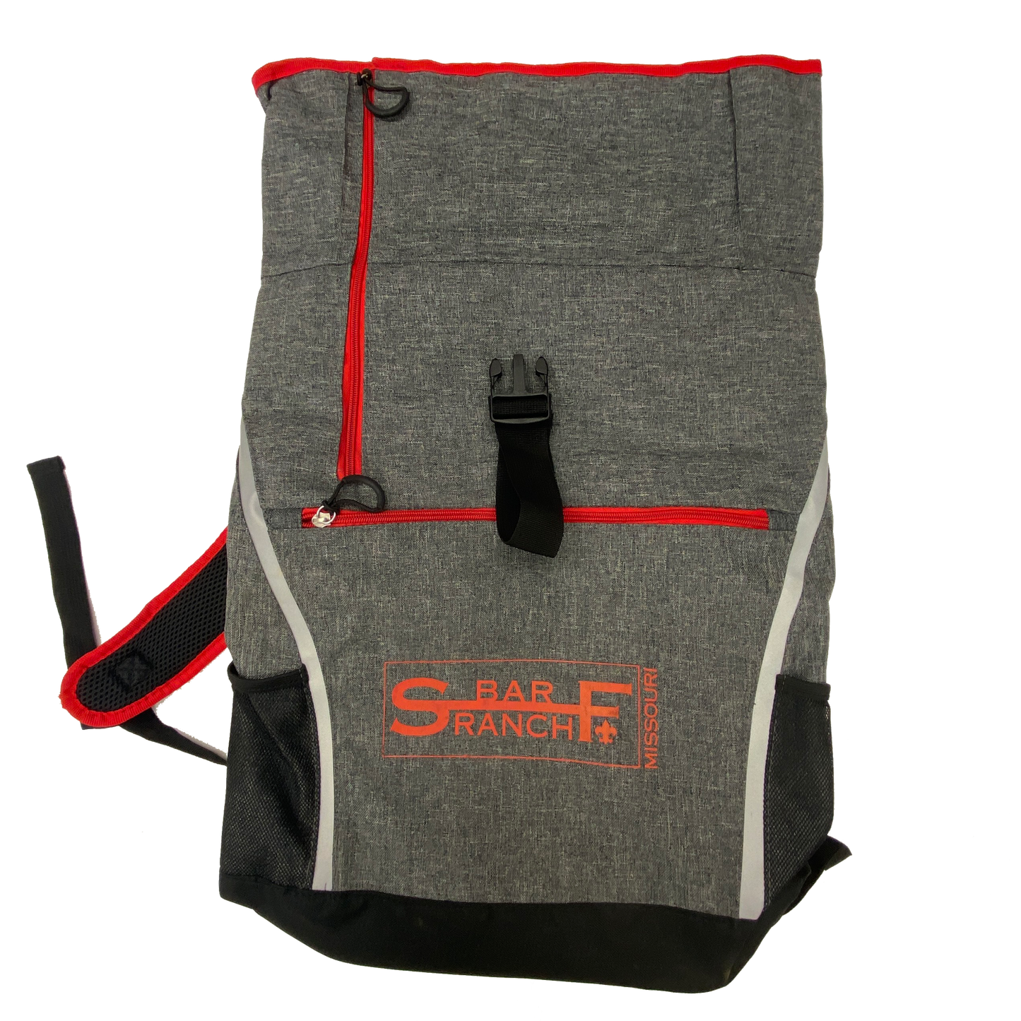 Backpack Urban S Bar F Gray with Red