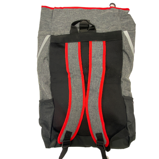 Backpack Urban S Bar F Gray with Red