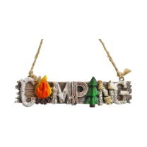 Ornament - Camping Word
