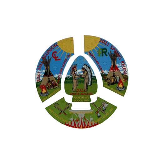 Emblem 2021 Anpetu-We Lodge 65th Anniversary Set Pieces