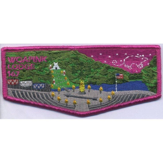 Emblem Lodge Flap Woapink Firebowl
