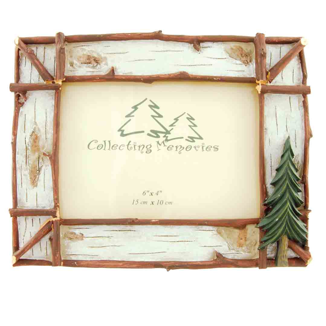 Picture Frame 6 x 4 -Twig Birch with Tree