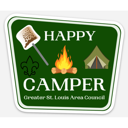 Sticker Happy Camper