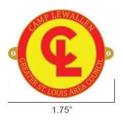 Hiking Staff Shield Camp Lewallen