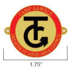 Hiking Staff Shield Camp Gamble