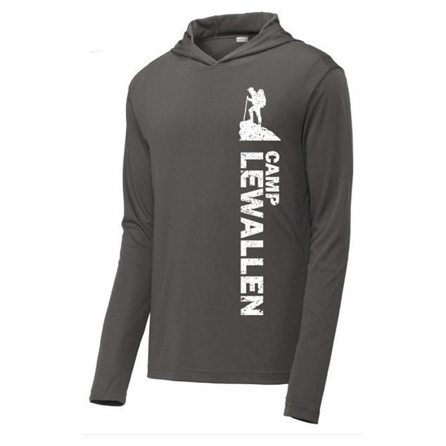 Hooded LS Tee Moisture-Wicking Camp Lewallen