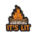 Sticker It's Lit Campfire