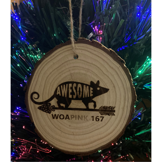 Ornament with Live Edge - Woapink Lodge