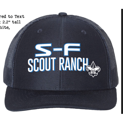 Hat - S-F - Navy