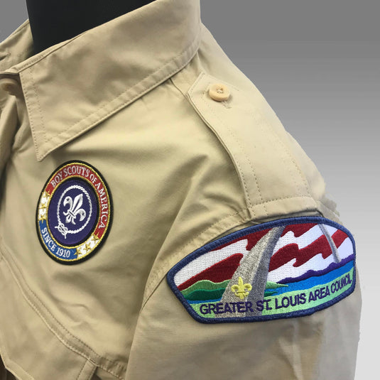 Shirt Uniform Ladies Tan Scouts BSA - SEWN