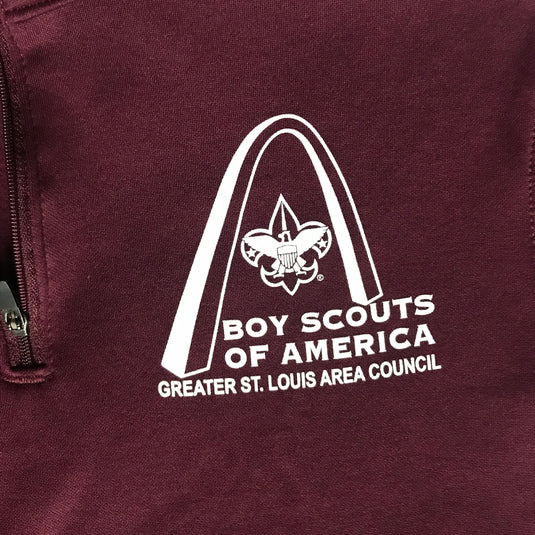 Shirt Pullover 1/4 Zip Fleece - GSLAC Arch - Youth