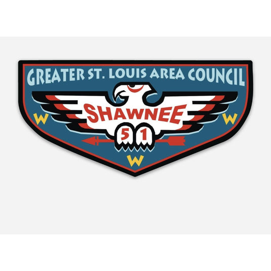 Sticker Lodge Flap - Shawnee Lodge