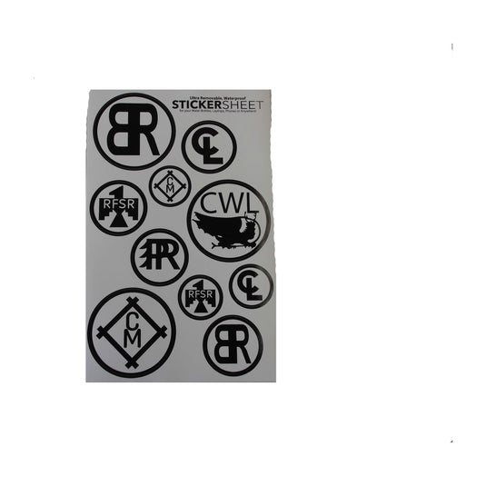 Sticker Sheet - BR, CWL, CL and RFSR