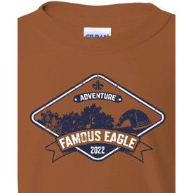 T-Shirt 2022 Famous Eagle Texas Orange