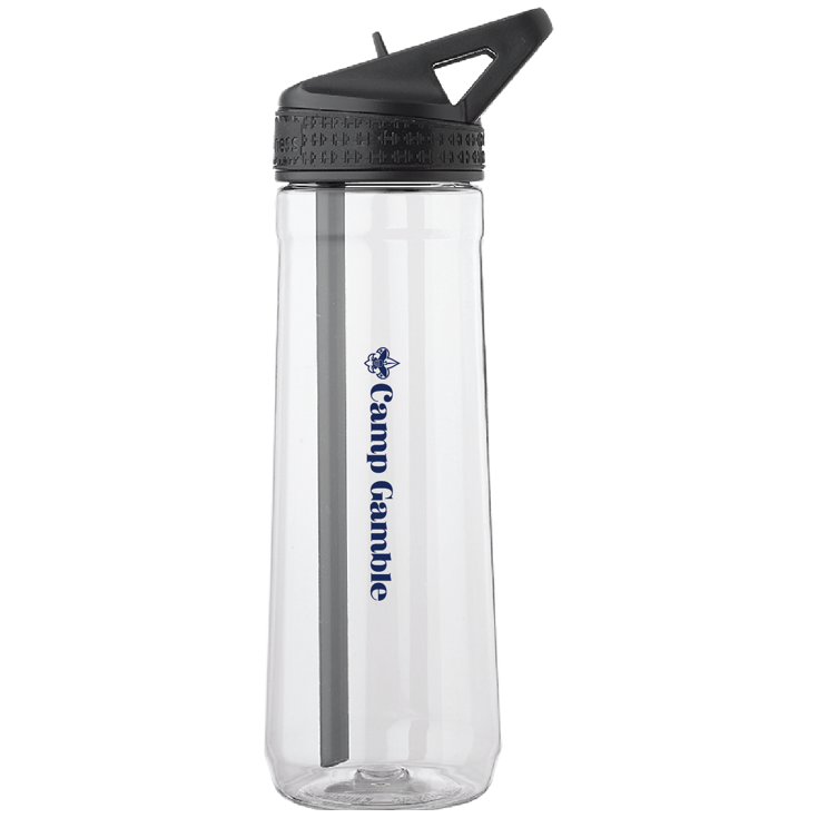 Water Bottle 30oz w Straw - Gamble