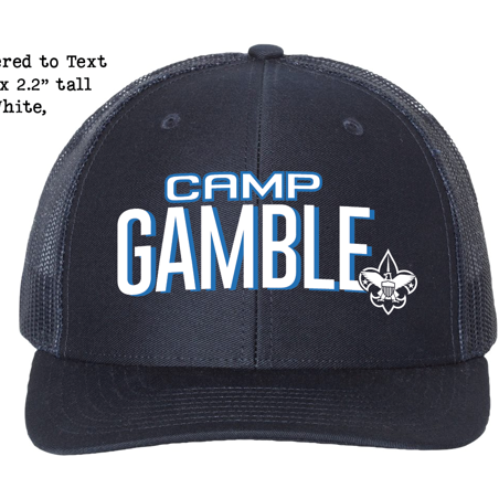 Hat - Gamble - Charcoal/Black