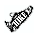 Sticker Take a Hike BW Shoe