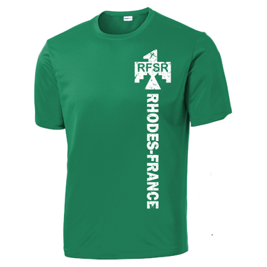 Tee Moisture-Wicking Rhodes France Kelly Green