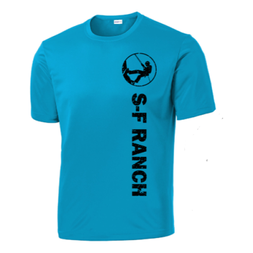 Tee Moisture-Wicking S-F Atomic Blue