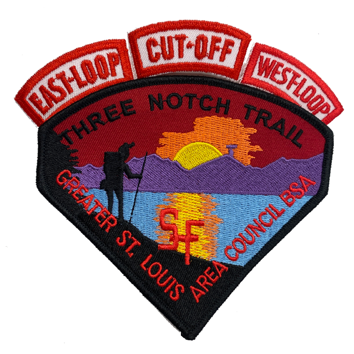 Emblem Three Notch Trail Patch