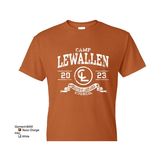 T-Shirt 2023 Camp Lewallen Orange