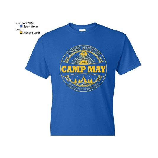 T-Shirt 2023 Camp May Royal Blue