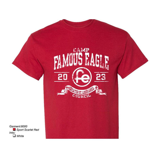 T-Shirt 2023 Famous Eagle Red