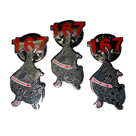 Pin Woapink Opposum Lapel