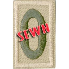 SEWN - Emblem Unit Number - Green
