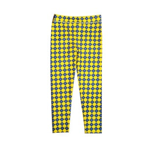 Leggings Argyle Yellow & Blue