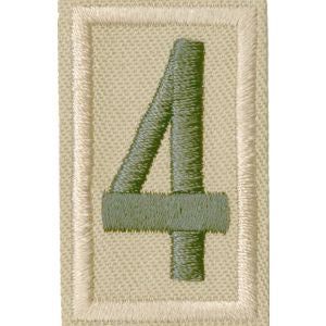 Emblem Unit Numeral - Green