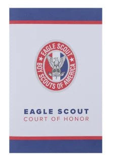 Program Covers Eagle Scout Court of Honor - 50 pk