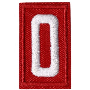 Emblem Unit Number - Red