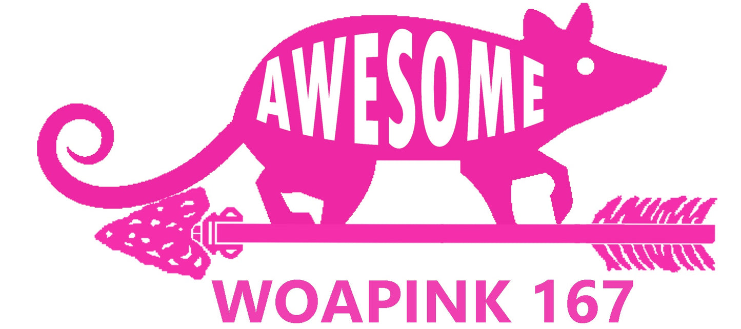 Sticker Woapink Awesome Possum