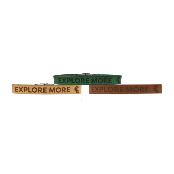 Bracelet 10MM Leather - Explore More CL