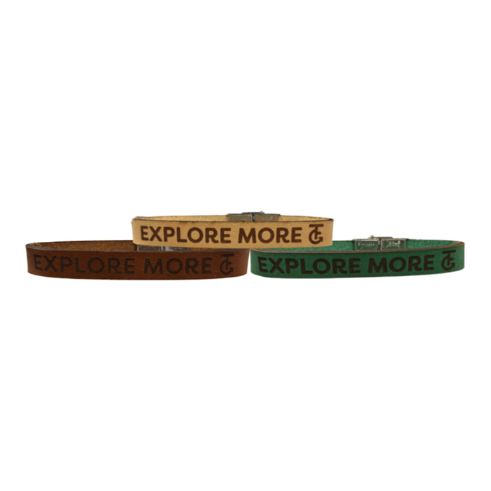 Bracelet 10MM Leather - Explore More TG
