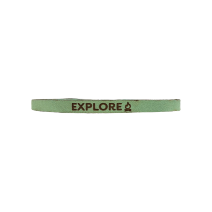 Load image into Gallery viewer, Bracelet 5MM Leather - Explore with Campfire
